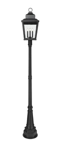 Z-LITE RAPHAEL OUTDOOR POST MOUNTED FIXTURE | 5029PHXLR-564P-BK - Post