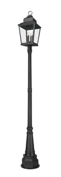 Z-LITE RAPHAEL OUTDOOR POST MOUNTED FIXTURE | 5029PHXLR-564P-BK - Post