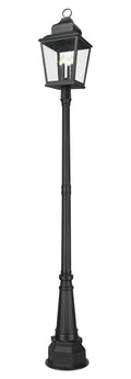 Z-LITE RAPHAEL OUTDOOR POST MOUNTED FIXTURE | 5029PHXLR-564P-BK - Post
