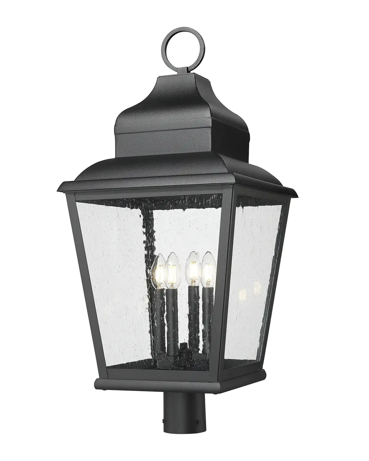 Z-LITE RAPHAEL OUTDOOR POST MOUNT FIXTURE | 5029PHXLR-BK - Post
