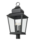 Z-LITE RAPHAEL OUTDOOR POST MOUNT FIXTURE | 5029PHXLR-BK - Post