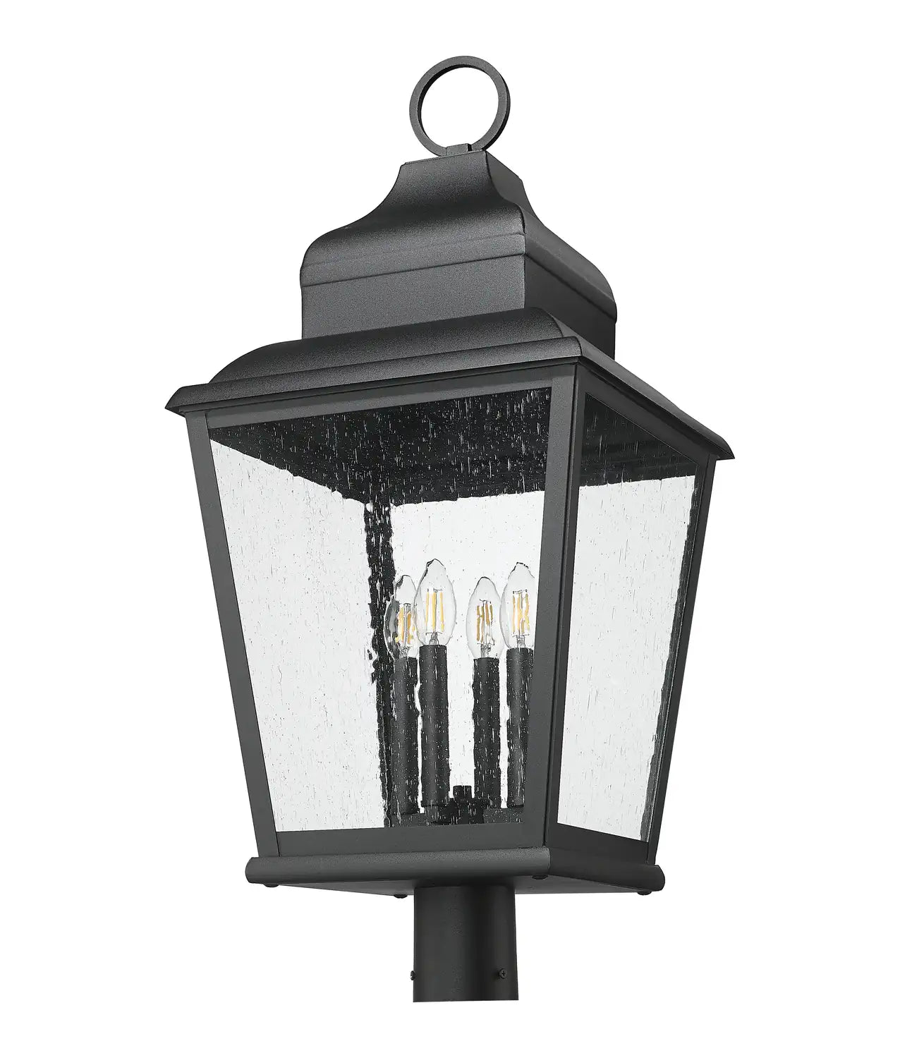 Z-LITE RAPHAEL OUTDOOR POST MOUNT FIXTURE | 5029PHXLR-BK - Post