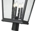 Z-LITE RAPHAEL OUTDOOR POST MOUNT FIXTURE | 5029PHXLR-BK - Post