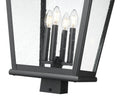 Z-LITE RAPHAEL OUTDOOR POST MOUNT FIXTURE | 5029PHXLS-BK - Post