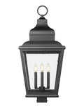 Z-LITE RAPHAEL OUTDOOR POST MOUNT FIXTURE | 5029PHXLS-BK - Post