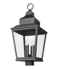 Z-LITE RAPHAEL OUTDOOR POST MOUNT FIXTURE | 5029PHXLS-BK - Post