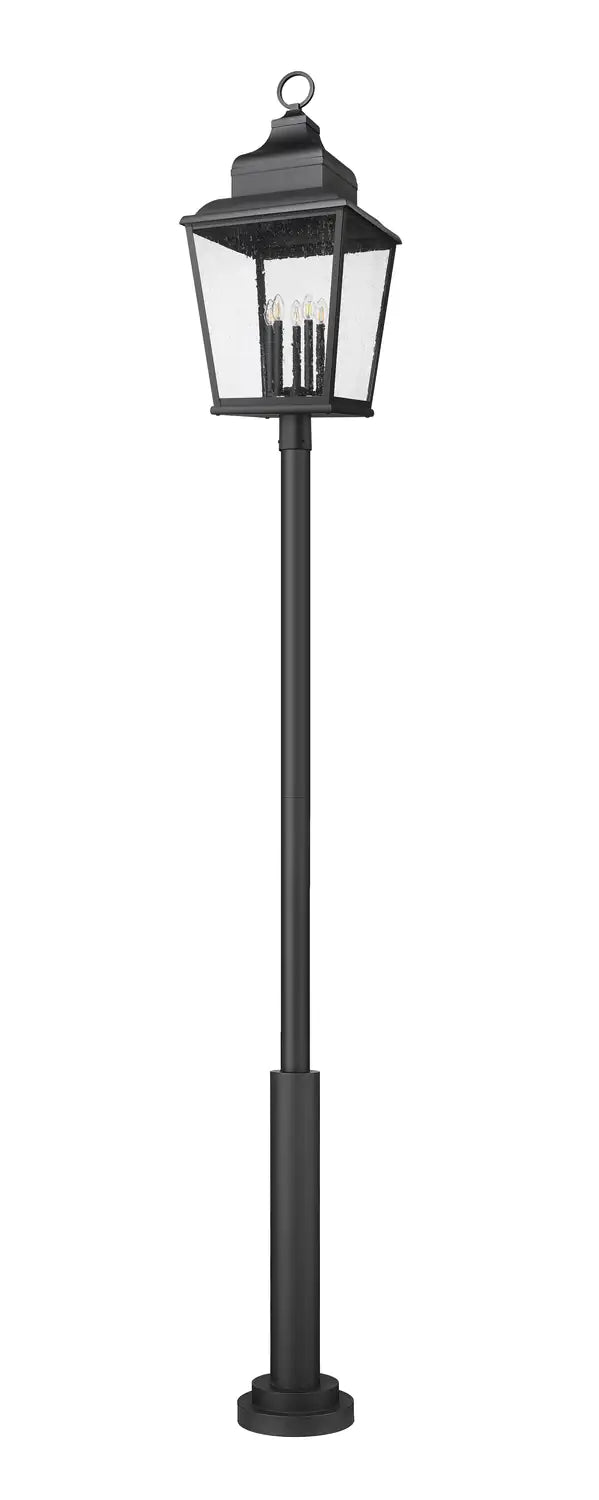Z-LITE RAPHAEL OUTDOOR POST MOUNTED FIXTURE | 5029PHXXLR-5010P-BK - Post
