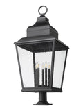Z-LITE RAPHAEL OUTDOOR PIER MOUNTED FIXTURE | 5029PHXXLR-533PM-BK - Post