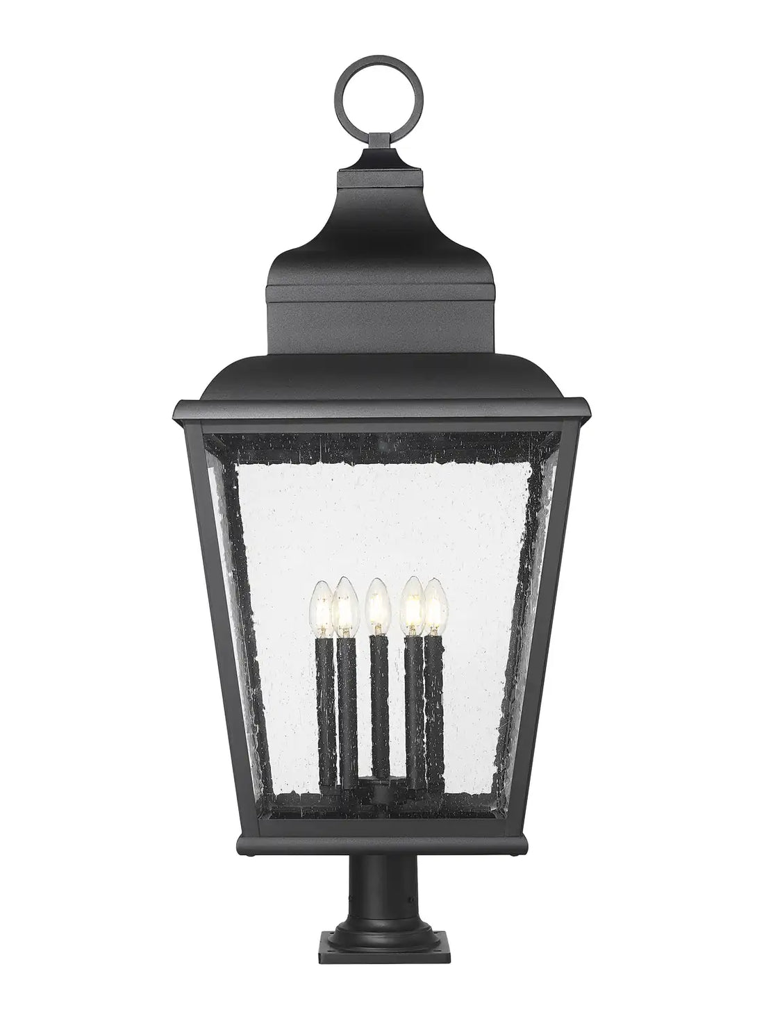 Z-LITE RAPHAEL OUTDOOR PIER MOUNTED FIXTURE | 5029PHXXLR-533PM-BK - Post