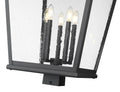 Z-LITE RAPHAEL OUTDOOR POST MOUNT FIXTURE | 5029PHXXLS-BK - Post