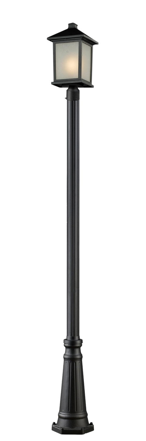 Z-LITE HOLBROOK OUTDOOR POST MOUNTED FIXTURE | 507PHB-519P-BK - Post