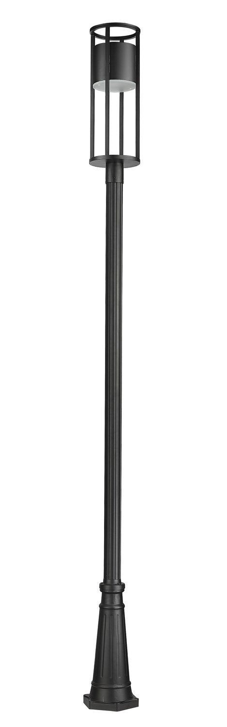 Z-LITE LUCA OUTDOOR POST MOUNTED FIXTURE | 517PHB-519P-BK-LED - Post