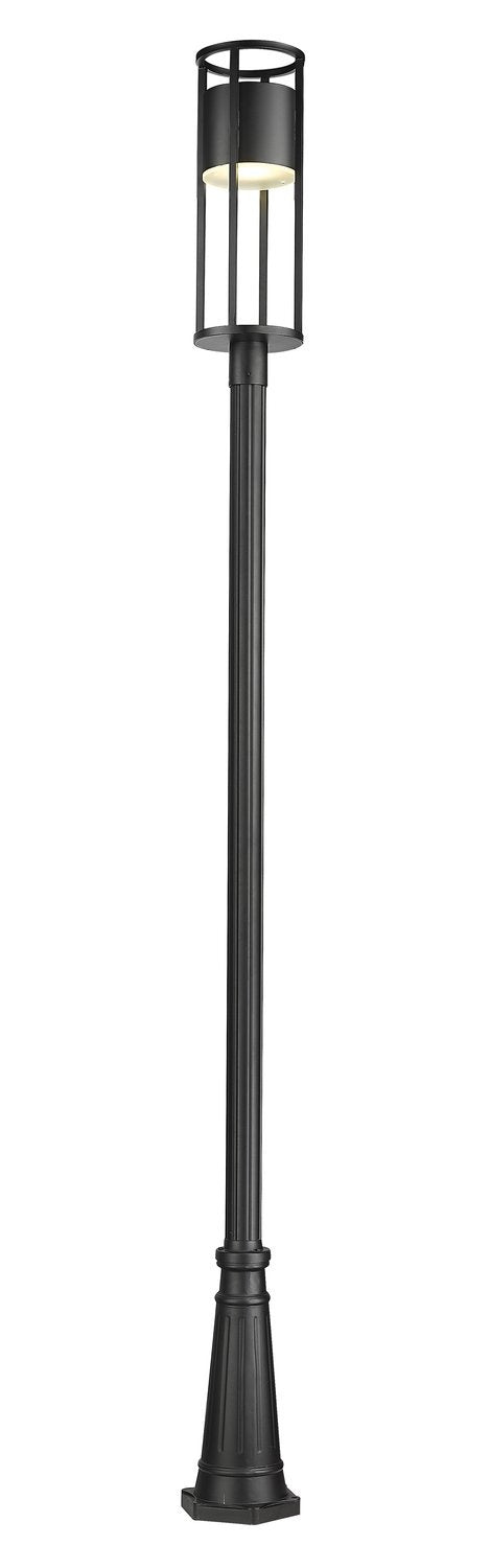 Z-LITE LUCA OUTDOOR POST MOUNTED FIXTURE | 517PHB-519P-BK-LED - Post
