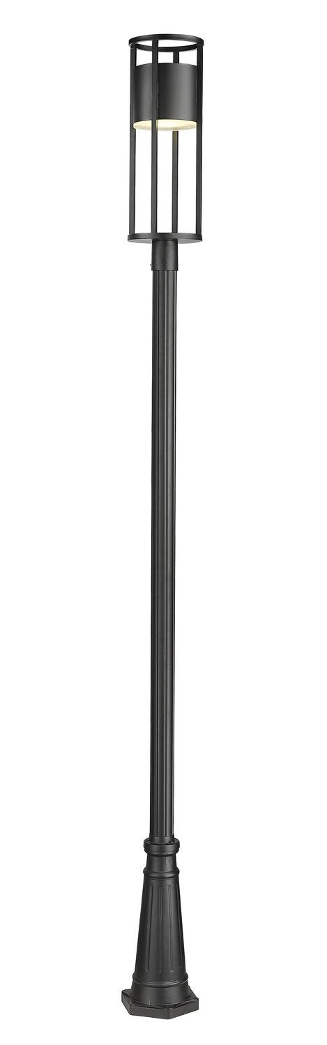 Z-LITE LUCA OUTDOOR POST MOUNTED FIXTURE | 517PHB-519P-BK-LED - Post