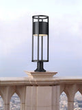Z-LITE LUCA OUTDOOR PIER MOUNTED FIXTURE | 517PHB-553PM-BK-LED - Post