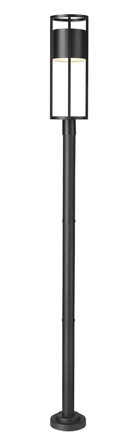 Z-LITE LUCA OUTDOOR POST MOUNTED FIXTURE | 517PHB-567P-BK-LED - Post