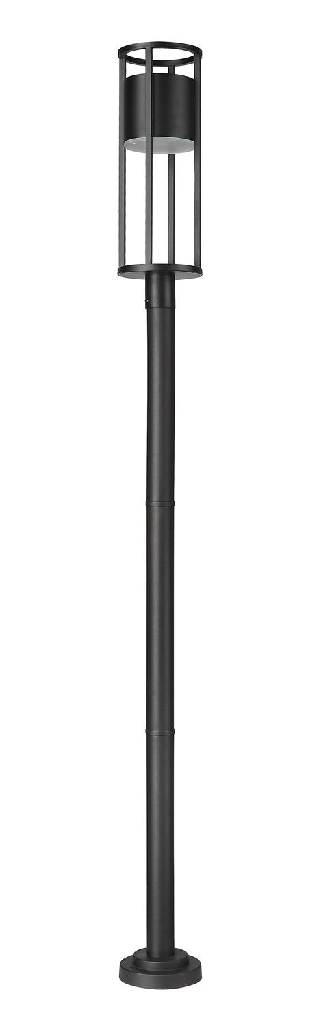 Z-LITE LUCA OUTDOOR POST MOUNTED FIXTURE | 517PHB-567P-BK-LED - Post