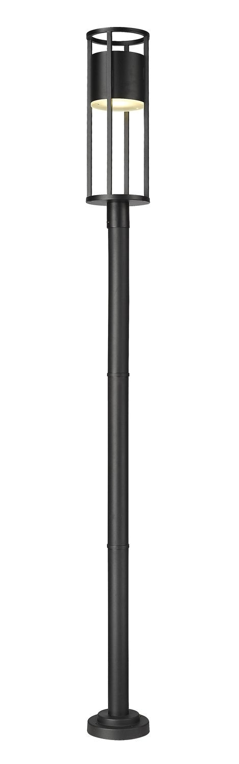 Z-LITE LUCA OUTDOOR POST MOUNTED FIXTURE | 517PHB-567P-BK-LED - Post