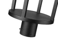 Z-LITE LUCA OUTDOOR POST MOUNT FIXTURE | 517PHB-BK-LED - Post