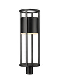 Z-LITE LUCA OUTDOOR POST MOUNT FIXTURE | 517PHB-BK-LED - Post