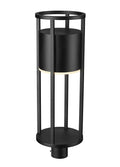 Z-LITE LUCA OUTDOOR POST MOUNT FIXTURE | 517PHB-BK-LED - Post