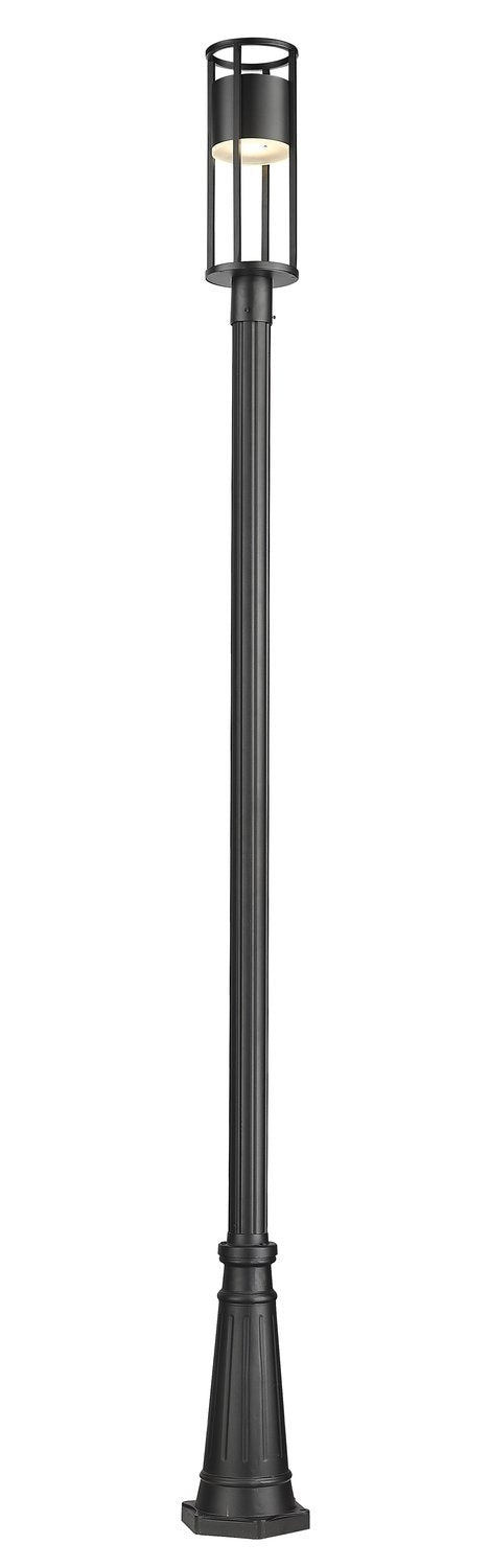 Z-LITE LUCA OUTDOOR POST MOUNTED FIXTURE | 517PHM-519P-BK-LED - Post