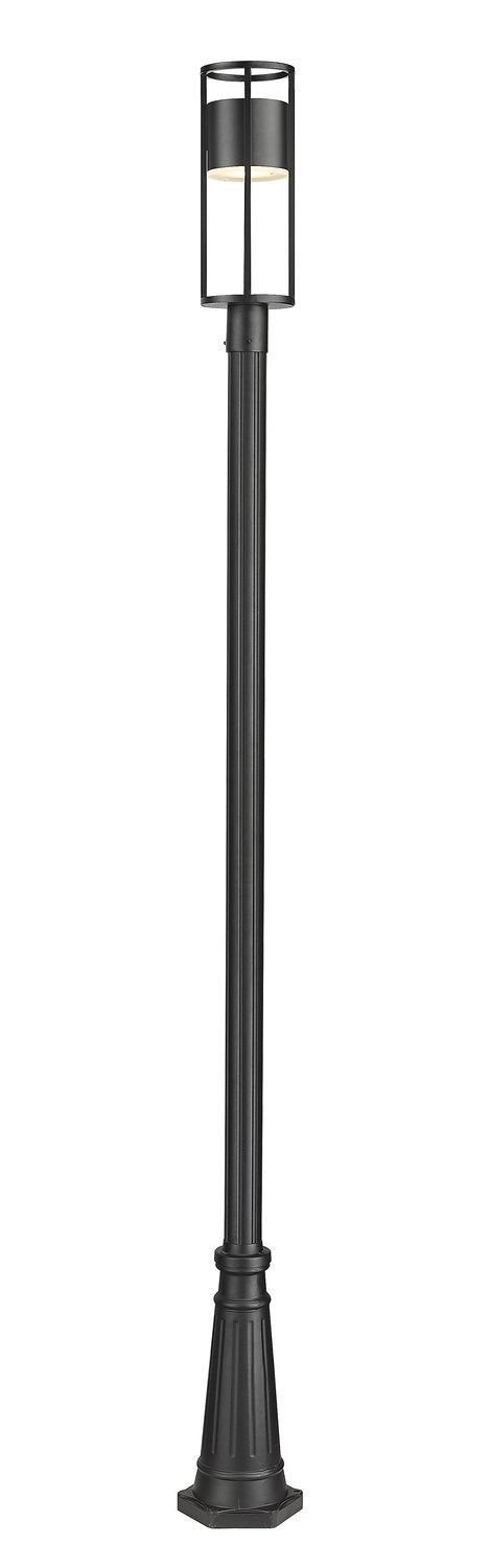 Z-LITE LUCA OUTDOOR POST MOUNTED FIXTURE | 517PHM-519P-BK-LED - Post