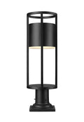 Z-LITE LUCA OUTDOOR PIER MOUNTED FIXTURE | 517PHM-533PM-BK-LED - Post