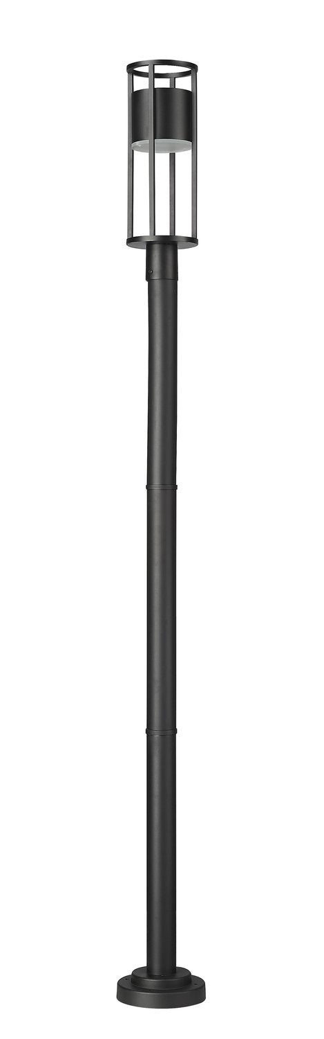 Z-LITE LUCA OUTDOOR POST MOUNTED FIXTURE | 517PHM-567P-BK-LED - Post