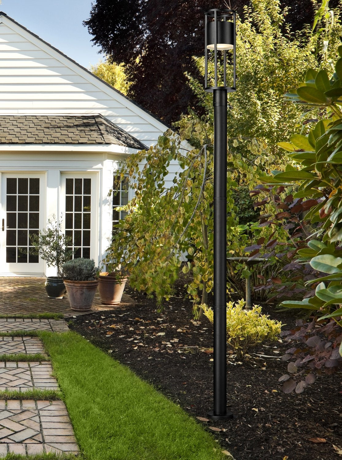 Z-LITE LUCA OUTDOOR POST MOUNTED FIXTURE | 517PHM-567P-BK-LED - Post