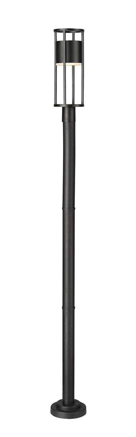 Z-LITE LUCA OUTDOOR POST MOUNTED FIXTURE | 517PHM-567P-BK-LED - Post