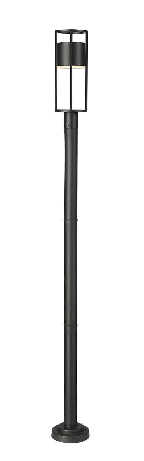 Z-LITE LUCA OUTDOOR POST MOUNTED FIXTURE | 517PHM-567P-BK-LED - Post