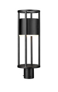 Z-LITE LUCA OUTDOOR POST MOUNT FIXTURE | 517PHM-BK-LED - Post