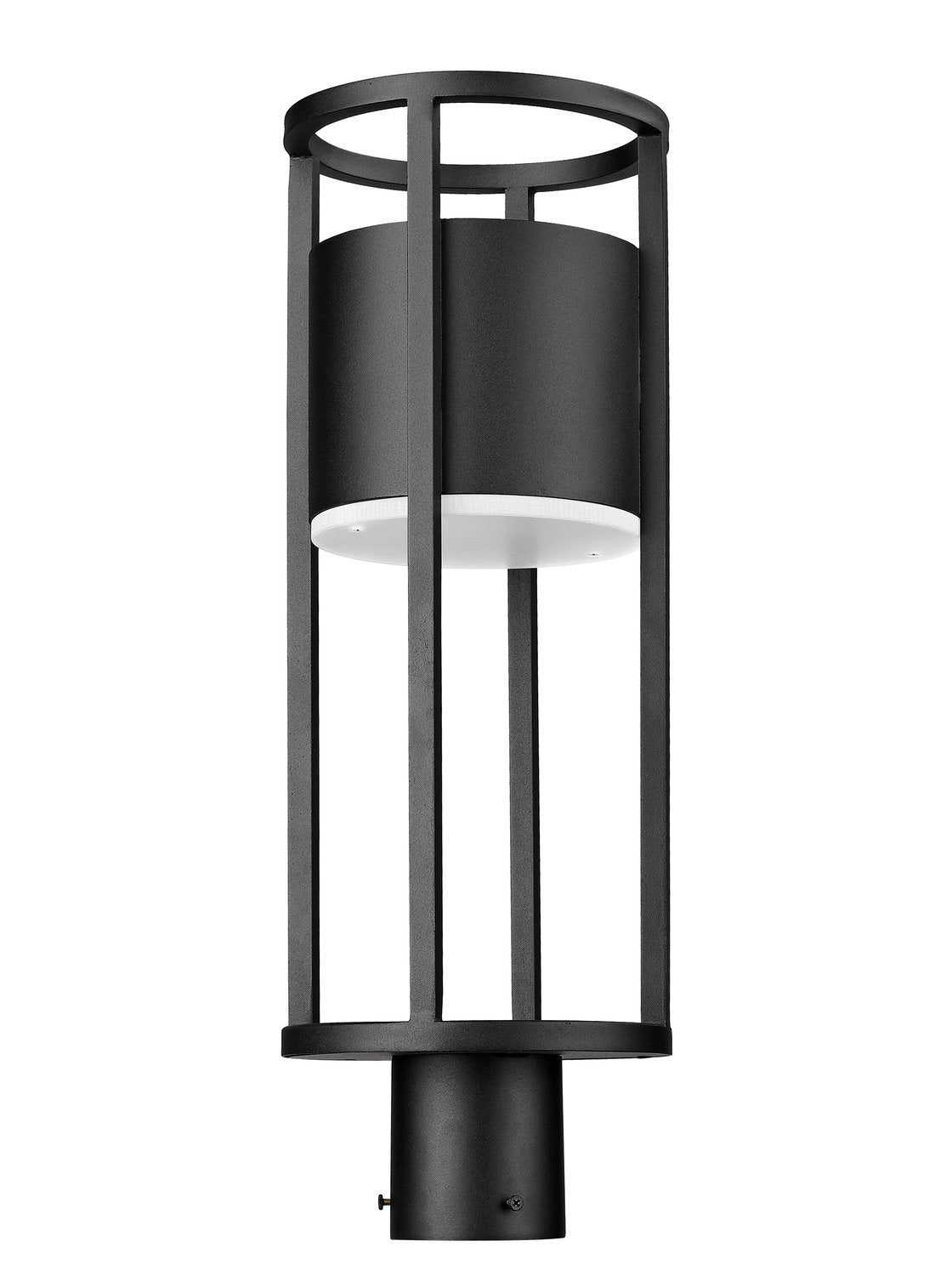 Z-LITE LUCA OUTDOOR POST MOUNT FIXTURE | 517PHM-BK-LED - Post