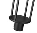 Z-LITE LUCA OUTDOOR POST MOUNT FIXTURE | 517PHM-BK-LED - Post