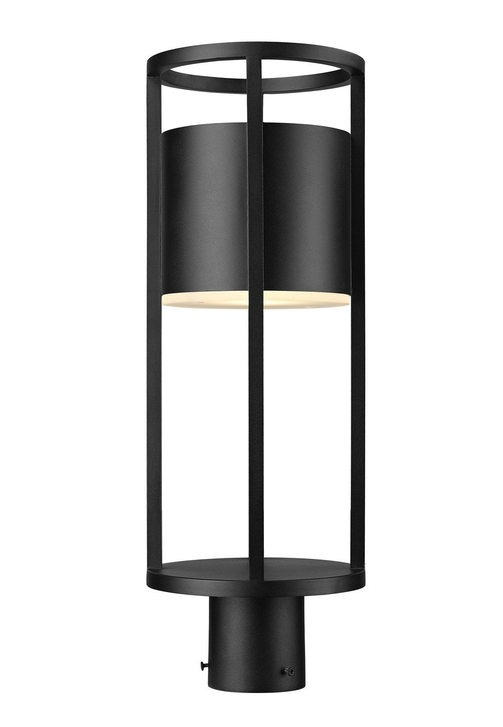 Z-LITE LUCA OUTDOOR POST MOUNT FIXTURE | 517PHM-BK-LED - Post
