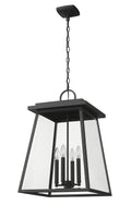 Z-LITE, BROUGHTON OUTDOOR CHAIN MOUNT CEILING FIXTURE, OUTDOOR CEILING LIGHTS