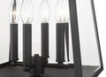 Z-LITE BROUGHTON OUTDOOR POST MOUNT FIXTURE | 521PHBS-BK - Post