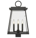 Z-LITE BROUGHTON OUTDOOR POST MOUNT FIXTURE | 521PHBS-BK - Post