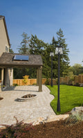 Z-LITE BROUGHTON OUTDOOR POST MOUNTED FIXTURE | 521PHMR-519P-BK - Post
