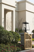 Z-LITE BROUGHTON OUTDOOR PIER MOUNTED FIXTURE | 521PHMR-533PM-BK - Post