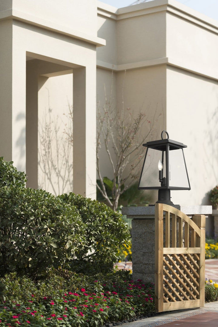 Z-LITE BROUGHTON OUTDOOR PIER MOUNTED FIXTURE | 521PHMR-533PM-BK - Post