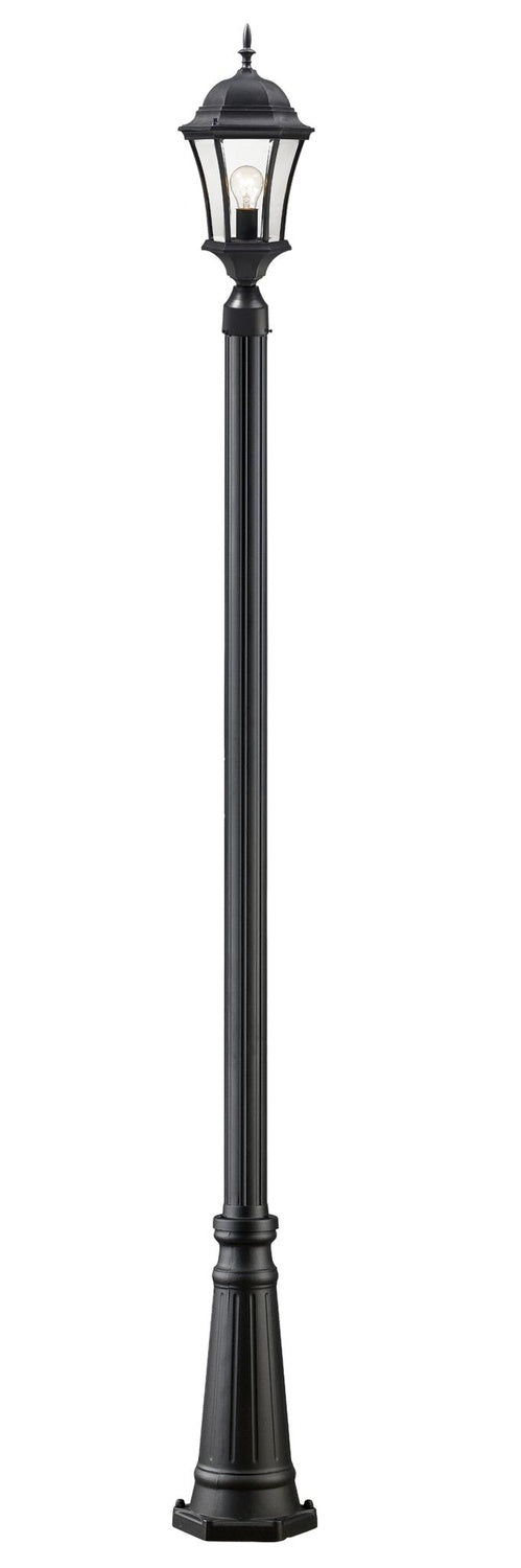 Z-LITE WAKEFIELD OUTDOOR POST MOUNTED FIXTURE | 522PHM-519P-BK - Post