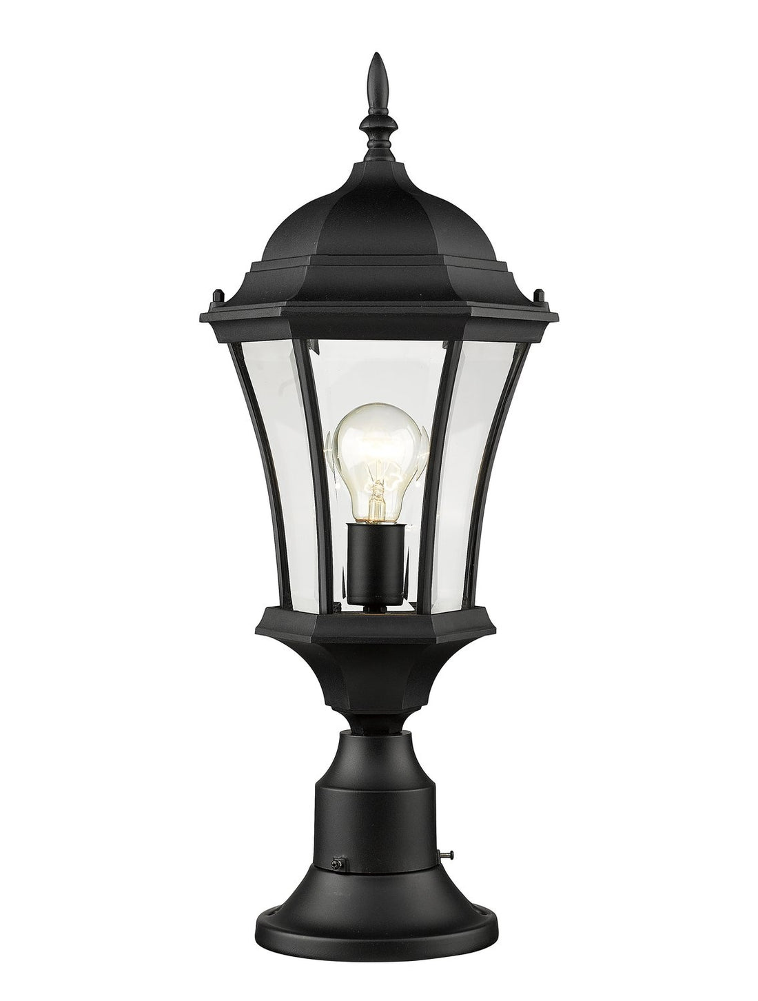Z-LITE WAKEFIELD OUTDOOR PIER MOUNTED FIXTURE | 522PHM-553PM-BK