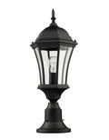 Z-LITE WAKEFIELD OUTDOOR PIER MOUNTED FIXTURE | 522PHM-553PM-BK