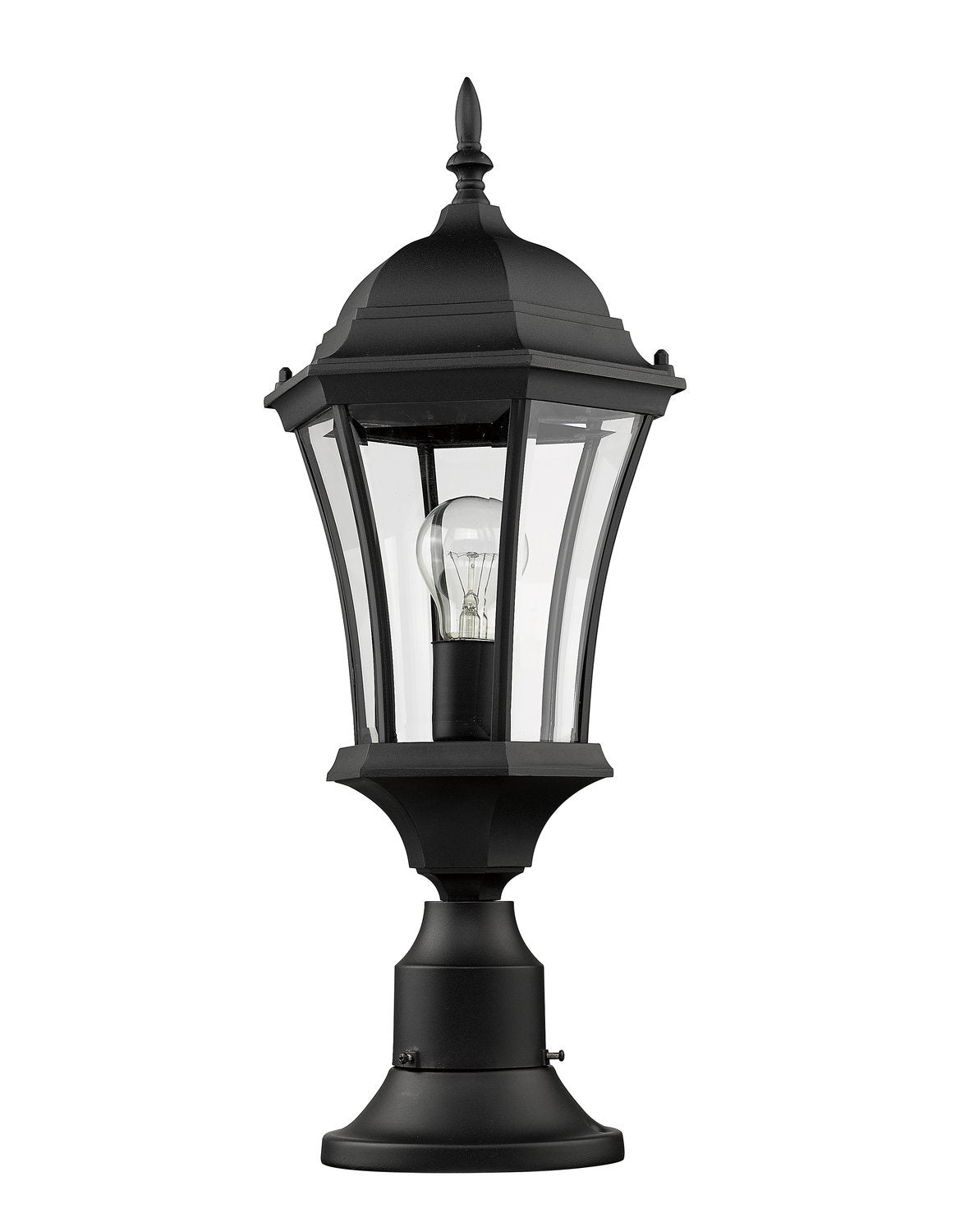 Z-LITE WAKEFIELD OUTDOOR PIER MOUNTED FIXTURE | 522PHM-553PM-BK - Post