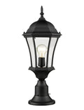 Z-LITE WAKEFIELD OUTDOOR PIER MOUNTED FIXTURE | 522PHM-553PM-BK - Post