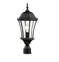 Z-LITE WAKEFIELD OUTDOOR POST MOUNT FIXTURE | 522PHM-BK - Post