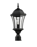 Z-LITE WAKEFIELD OUTDOOR POST MOUNT FIXTURE | 522PHM-BK - Post