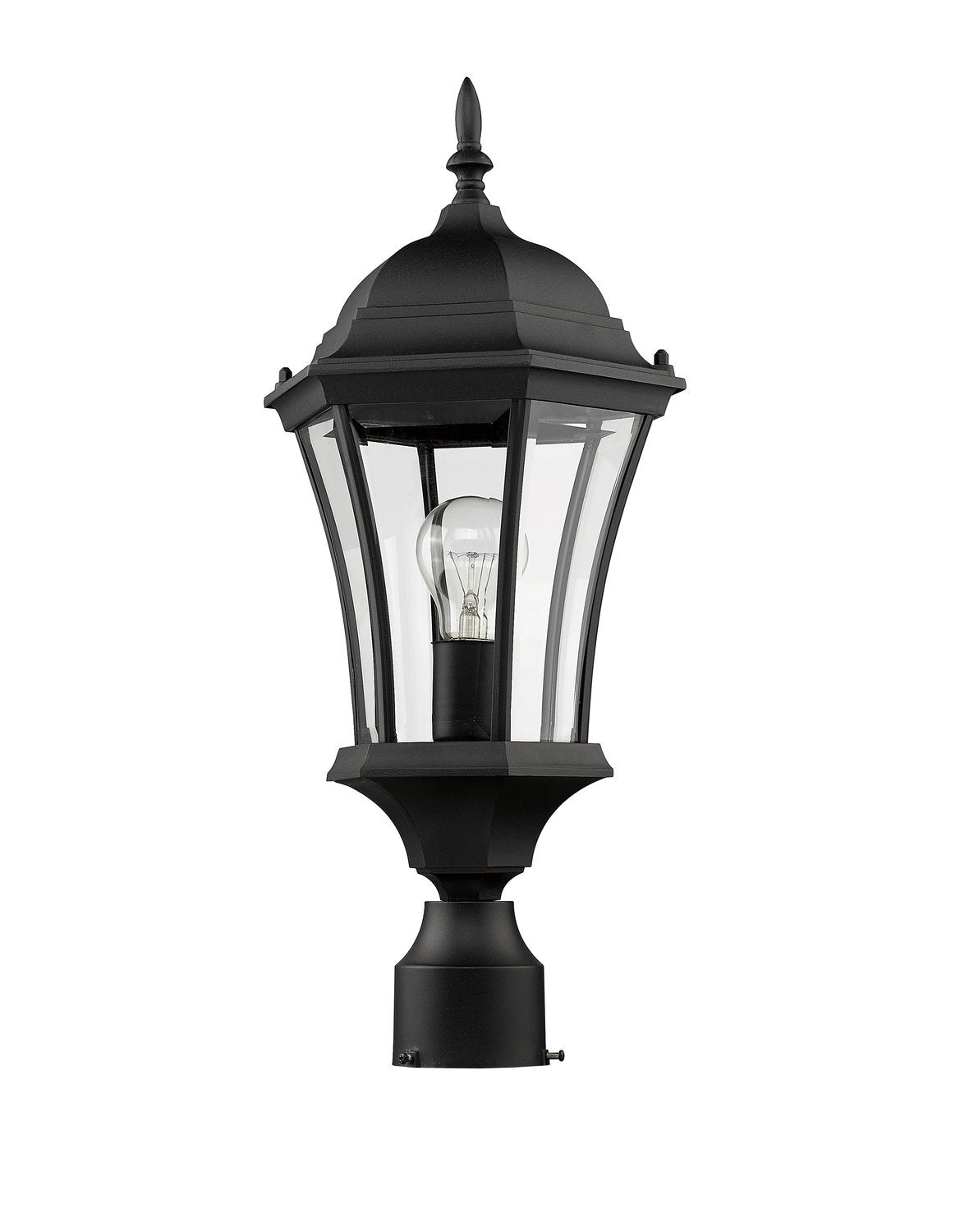 Z-LITE WAKEFIELD OUTDOOR POST MOUNT FIXTURE | 522PHM-BK - Post